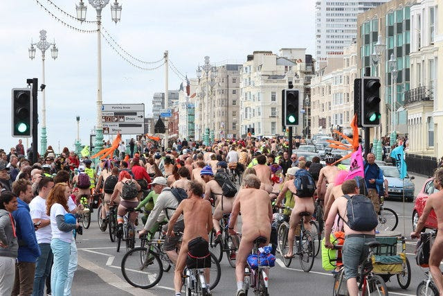 Is all public nudity body freedom?